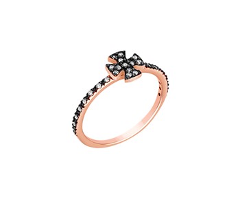 New style gold glamorous ring in K14
										
