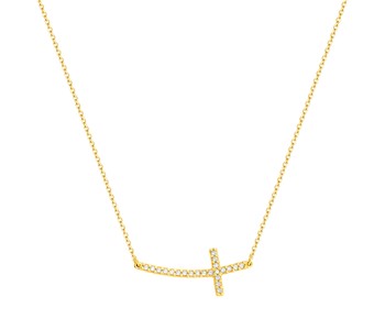 Gold luxury necklace in K14
										