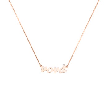 Gold fashion necklace in 14K
										