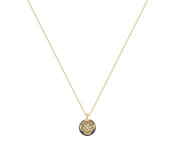 Gold fashion necklace in 14K
										