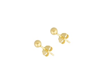 Gold earrings in 14K
										