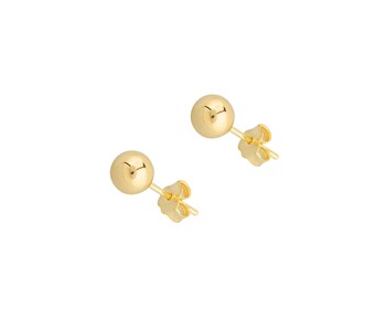 Gold earrings in 14K
										