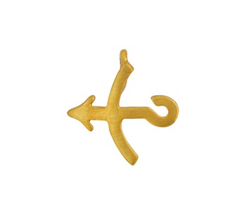 Gold horoscope pendant sagittarius  in K14
										