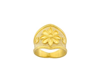 Gold handmade ring 14K
										