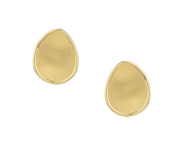 Gold handmade fashion earrings in 14K
