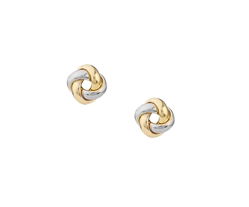 Gold earrings in 14K
