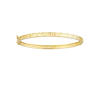 Gold greek ornament bracelet in 14K