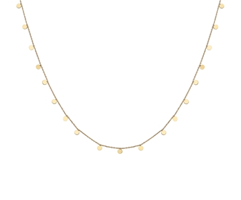 Gold fashion necklace in 14K 