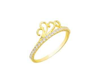 New style gold glamorous ring in K14
										
